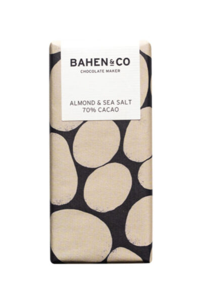 Bahen & Co Almond and Sea Salt 70% Cacao Artisan Chocolate